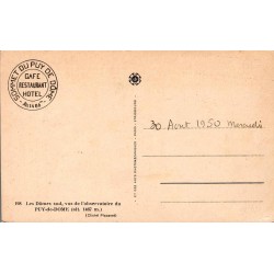 Carte postale ancienne Dômes Sud vus de l’Observatoire du Puy de Dôme