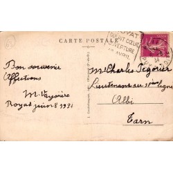 Carte postale ancienne Royat Chemin du Paradis