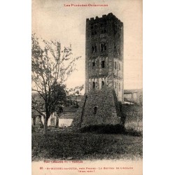 Carte postale ancienne Saint-Michel de Cuxa Beffroi de l’Abbaye