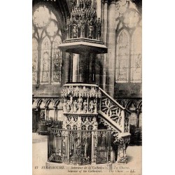 13 - STRASBOURG - Intérieur de la Cathédrale - La Chaire -- LL
