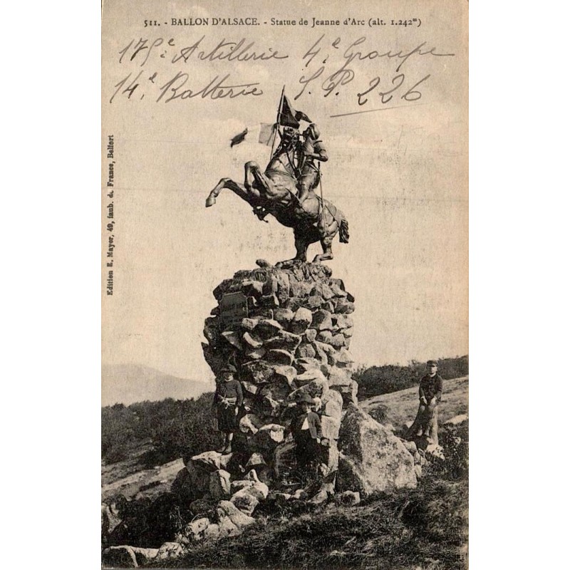 511 - BALLON D'ALSACE - Statue de Jeanne D'arc