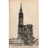 Carte postale ancienne Strasbourg La Cathédrale Notre-Dame Bas-Rhin