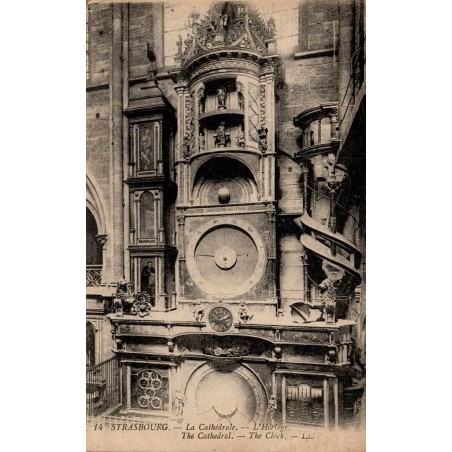 Carte postale ancienne Strasbourg La Cathédrale L’Horloge Astronomique