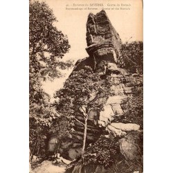 Carte postale ancienne Saverne Grotte du Brotsch Bas-Rhin