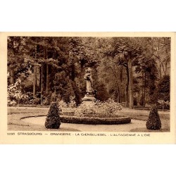 2295 - STRASBOURG- Orangerie - LA GAENSELIESEL - L'ALSACIENNE A L'OIE