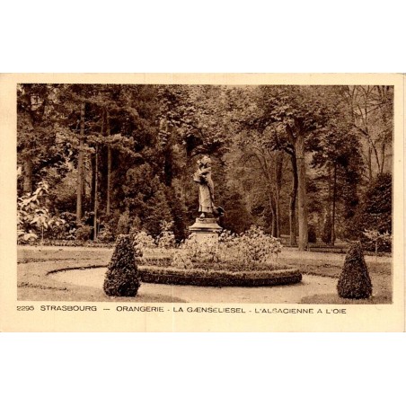 2295 - STRASBOURG- Orangerie - LA GAENSELIESEL - L'ALSACIENNE A L'OIE