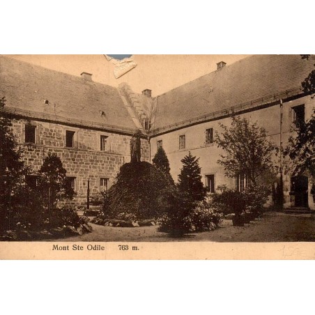 Carte postale ancienne Mont Sainte-Odile 763 mètres sanctuaire en Alsace