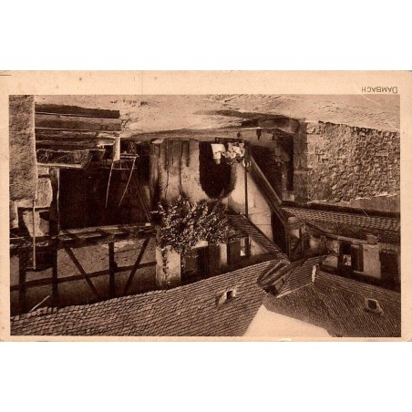 Carte postale ancienne Strasbourg Dambach vue régionale en Alsace