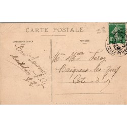 Carte postale ancienne Lourdes – Très Saint-Sacrement à la grotte, animée