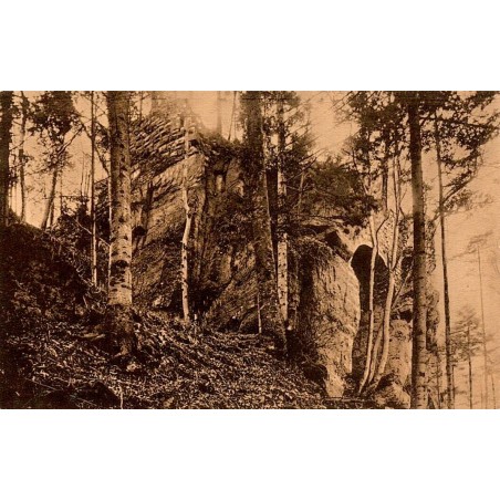 Carte postale ancienne St-Odilenberg Mont Sainte-Odile 763 m Hagelschloss