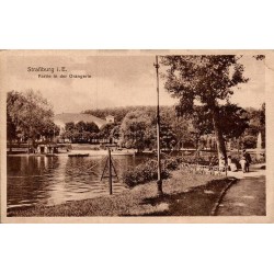 Carte postale ancienne Strassburg i E Partie in der Orangerie
