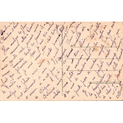 Carte postale ancienne Lourdes – Apparition de la Vierge, la Vierge de la Grotte