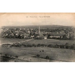 Carte postale ancienne Haute-Alsace Vue de Sentheim panorama du village