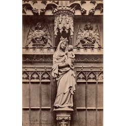 Carte postale ancienne Colmar Portail de l’Église des Dominicains