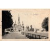 Carte postale ancienne Lourdes basilique vue de l’esplanade