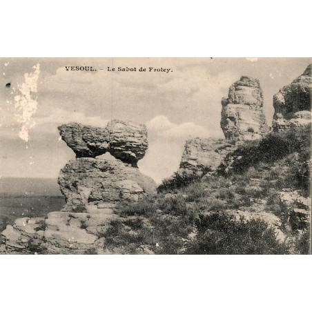 Carte postale ancienne Vesoul Le Sabot de Frotey site naturel