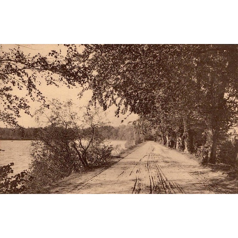 Carte postale ancienne Petit Séminaire d’Autun Montjeu La Jetée entre les Étangs