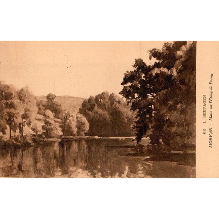 Carte postale ancienne Paysage à Saint-Léger-sous-Beuvray dans le Morvan