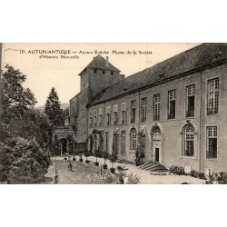 Carte postale ancienne Autun Antique Ancien Évêché Musée de la Société d’Histoire Naturelle
