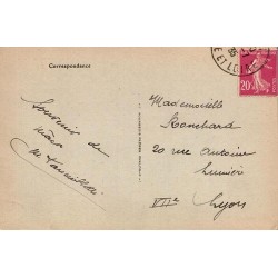 Carte postale ancienne Mâcon Square de la Paix Un Coin du Jardin