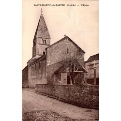 Carte postale ancienne Saint-Martin-du-Tartre L’Église romane