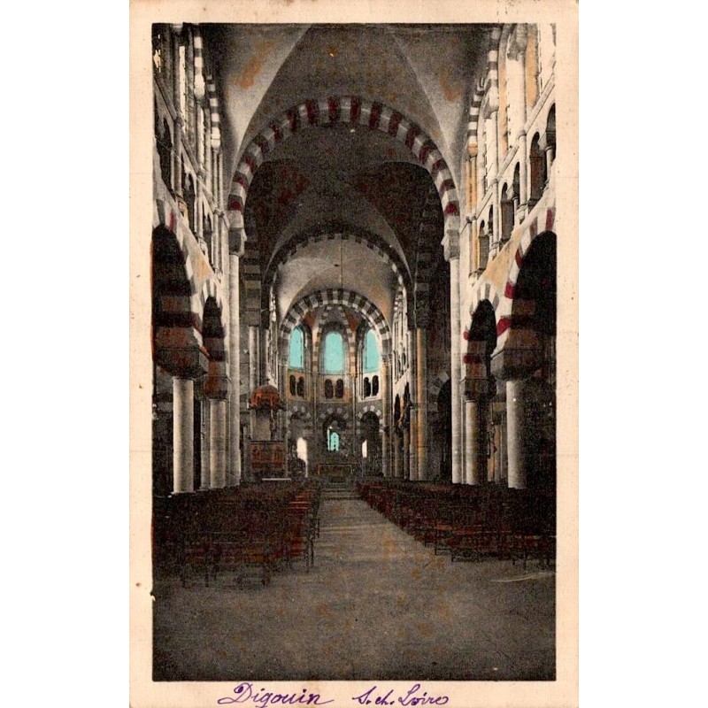 DIGOIN (Saône et Loire)- Intérieur de l’Église