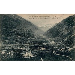 3766 - Saint Michel de Maurienne (Savoie) Vue Générale - Vallée de l'Arc en amont de St-Michel