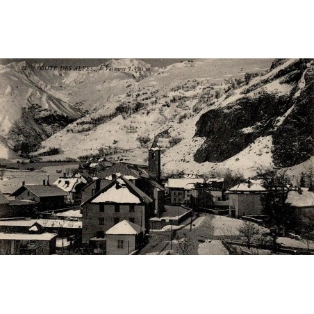 Carte postale ancienne Route des Alpes Valloire 1430 m Savoie