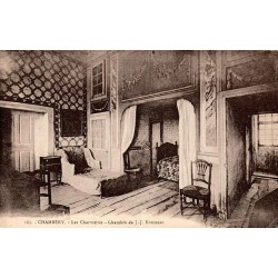 Carte postale ancienne Chambéry Les Charmettes chambre de Jean-Jacques Rousseau