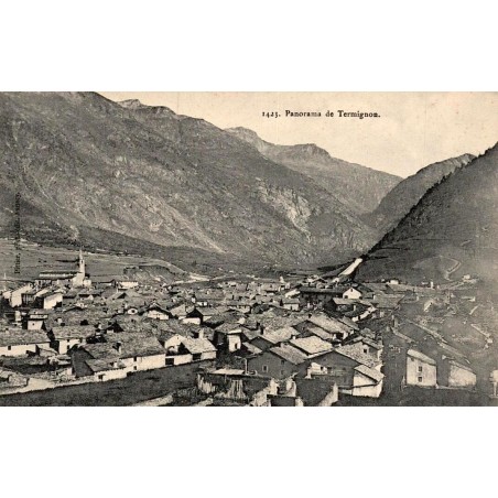 Carte postale ancienne Panorama de Termignon Haute-Maurienne Savoie
