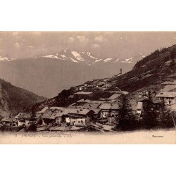 Carte postale ancienne Peisey vue générale Savoie