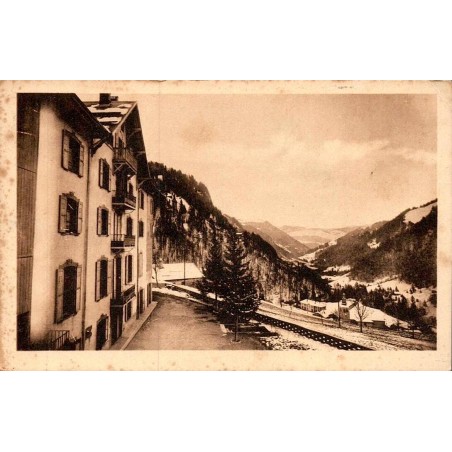 Carte postale ancienne La Giettaz Villas Jeanne d’Arc et Saint-François