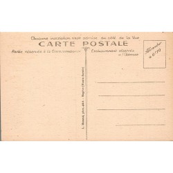 Carte postale ancienne Route du col des Aravis Rocs de l’Étale