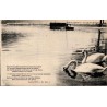 Carte postale ancienne Aix-les-Bains lac du Bourget cygnes