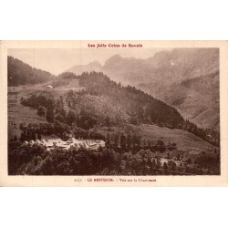 Carte postale ancienne Le Reposoir vue sur la Chartreuse Haute-Savoie
