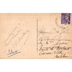 Carte postale ancienne Talloires vue de la Grotte des Oiseaux