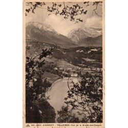 Carte postale ancienne Talloires vue de la Grotte des Oiseaux lac d’Annecy