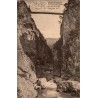 Carte postale ancienne Pont de l’Abîme sur le Chéran Vallée des Bauges
