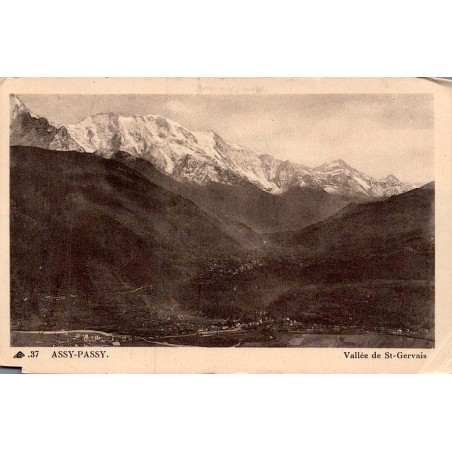 Carte postale ancienne Assy Passy vallée de Saint-Gervais Haute-Savoie