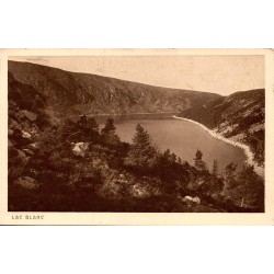 Carte postale ancienne Lac Blanc paysage de montagne et lac d’altitude