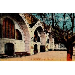 Carte postale ancienne Lourdes les piscines