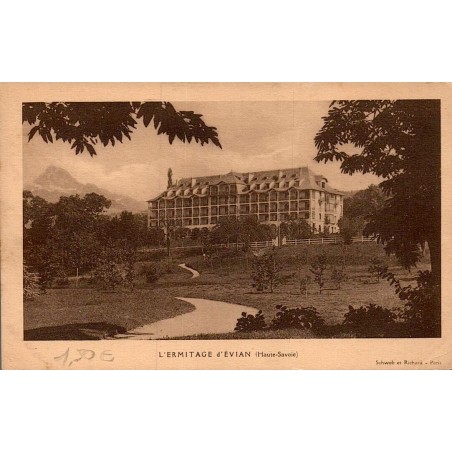 Carte postale ancienne L’Ermitage Évian-les-Bains Haute-Savoie
