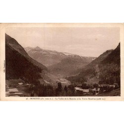 Carte postale ancienne Morzine Vallée de la Manche et les Terres Maudites Haute-Savoie