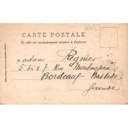 Carte postale ancienne Chamonix Passage des Échelles aux Grands Mulets