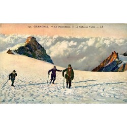 Carte postale ancienne Chamonix Mont-Blanc la Cabane Vallot LL Haute-Savoie