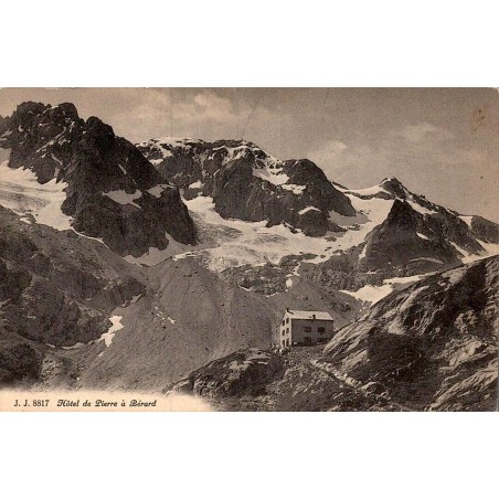Carte postale ancienne Hôtel de Pierre à Bérard J.J. 8817 Haute-Savoie