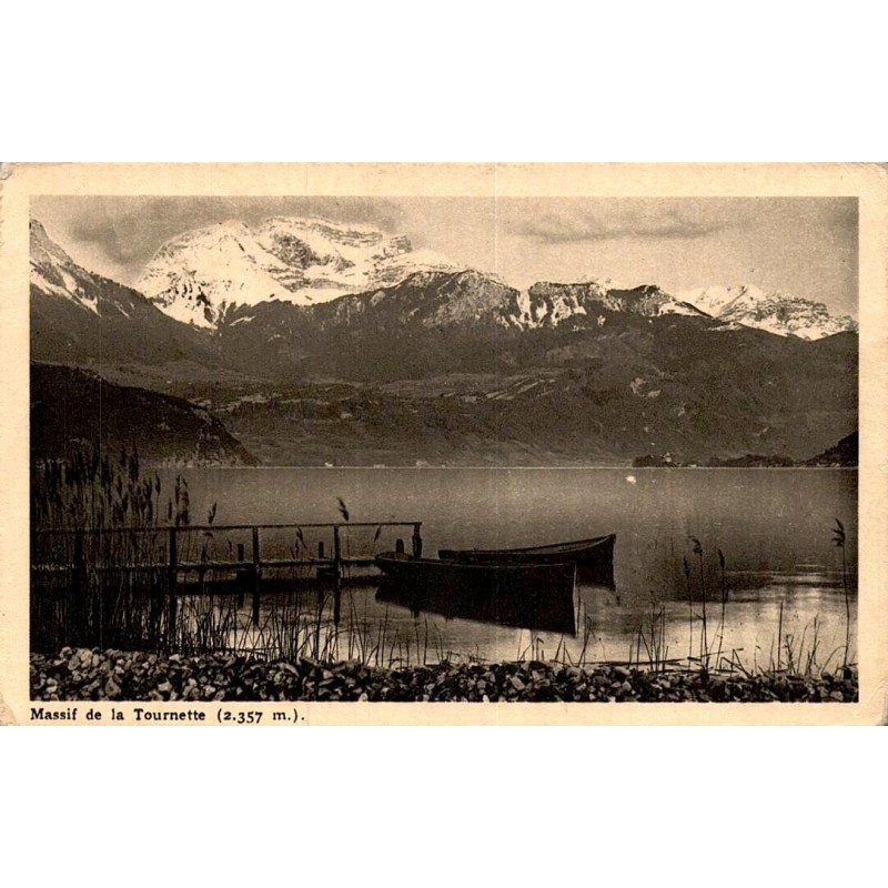 Carte postale ancienne Massif de la Tournette 2357 m Haute-Savoie