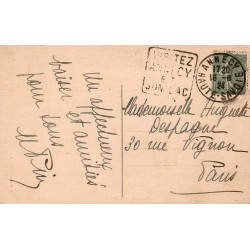 Carte postale ancienne Lovagny Gorges du Fier près d’Annecy n°406