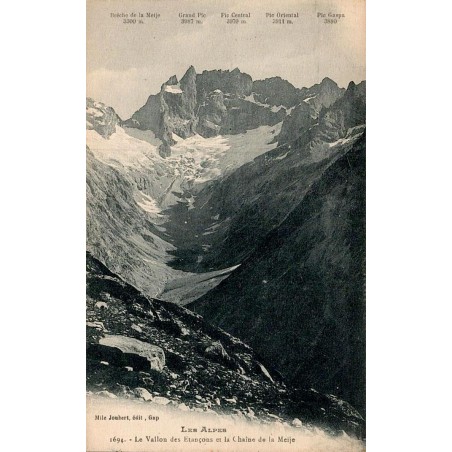 1694 - Le Vallon des Étançons et la Chaîne de la Meije