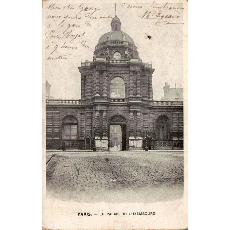 Carte postale ancienne Paris Le Palais du Luxembourg 6e arrondissement